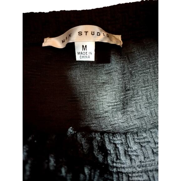 Max Studio Womens Pencil Midi Skirt Black Size Medium - Picture 4 of 4